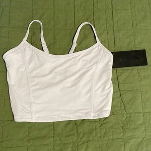 Alphalete twist back crop